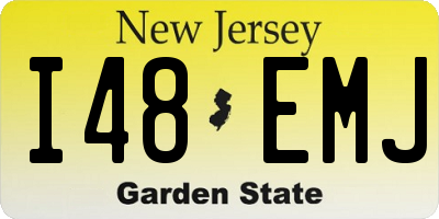 NJ license plate I48EMJ
