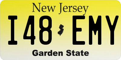 NJ license plate I48EMY
