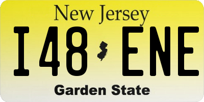 NJ license plate I48ENE