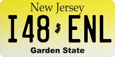 NJ license plate I48ENL