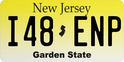 NJ license plate I48ENP
