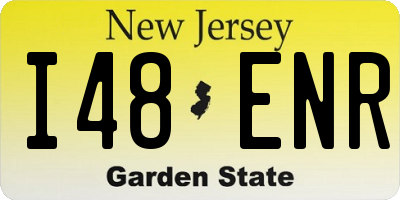 NJ license plate I48ENR