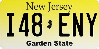 NJ license plate I48ENY