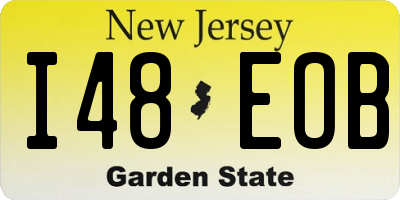 NJ license plate I48EOB