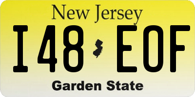 NJ license plate I48EOF