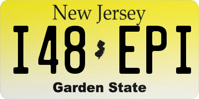 NJ license plate I48EPI
