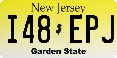 NJ license plate I48EPJ