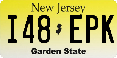 NJ license plate I48EPK