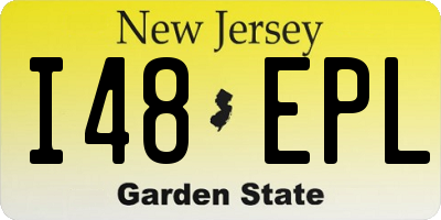 NJ license plate I48EPL