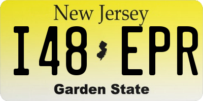 NJ license plate I48EPR