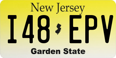 NJ license plate I48EPV