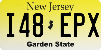 NJ license plate I48EPX