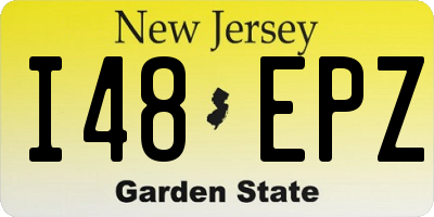 NJ license plate I48EPZ