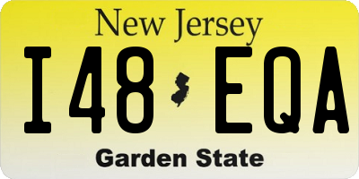 NJ license plate I48EQA