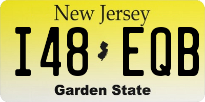 NJ license plate I48EQB