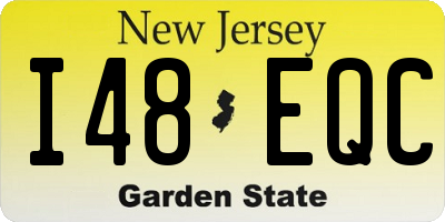 NJ license plate I48EQC