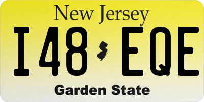 NJ license plate I48EQE
