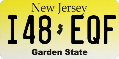NJ license plate I48EQF