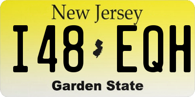 NJ license plate I48EQH
