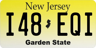 NJ license plate I48EQI