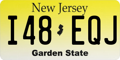 NJ license plate I48EQJ