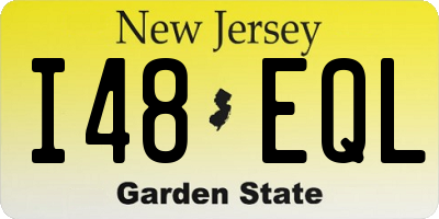 NJ license plate I48EQL