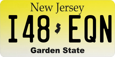NJ license plate I48EQN