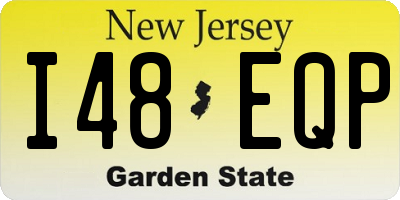 NJ license plate I48EQP