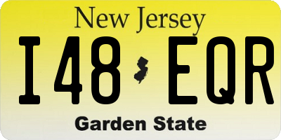 NJ license plate I48EQR