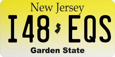 NJ license plate I48EQS