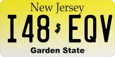 NJ license plate I48EQV