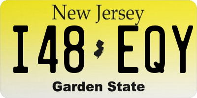 NJ license plate I48EQY