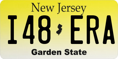 NJ license plate I48ERA