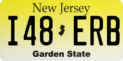 NJ license plate I48ERB