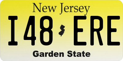 NJ license plate I48ERE
