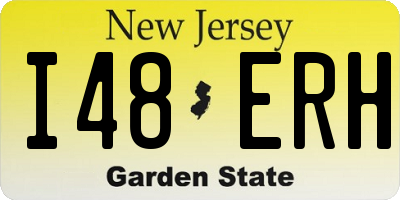 NJ license plate I48ERH