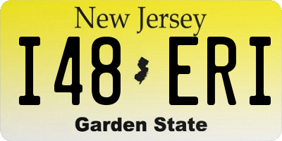 NJ license plate I48ERI