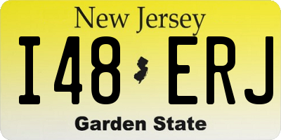 NJ license plate I48ERJ