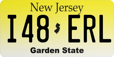 NJ license plate I48ERL