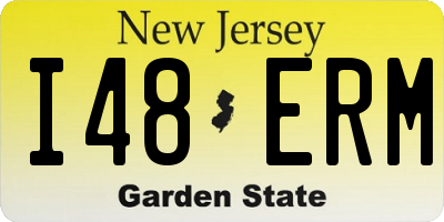 NJ license plate I48ERM