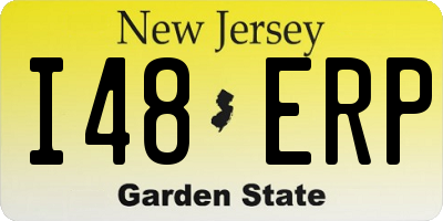 NJ license plate I48ERP