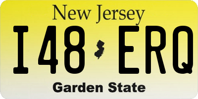 NJ license plate I48ERQ