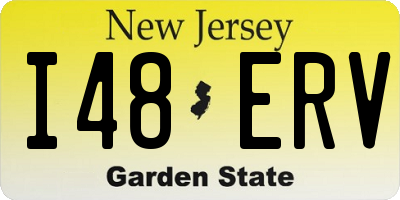 NJ license plate I48ERV