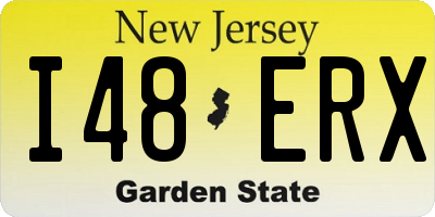 NJ license plate I48ERX
