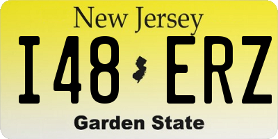 NJ license plate I48ERZ