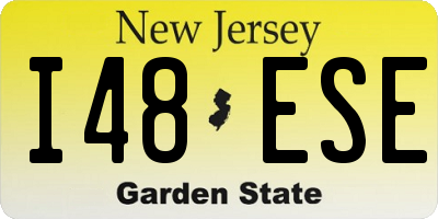 NJ license plate I48ESE