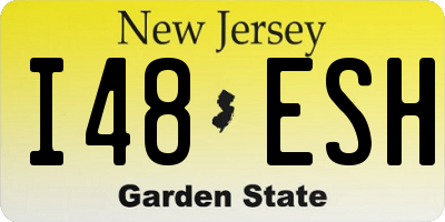 NJ license plate I48ESH