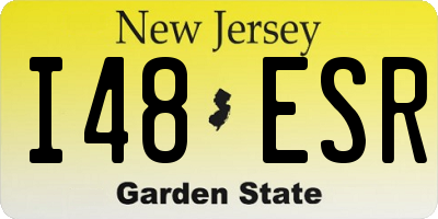 NJ license plate I48ESR