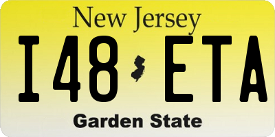 NJ license plate I48ETA