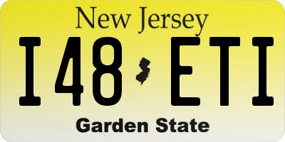 NJ license plate I48ETI